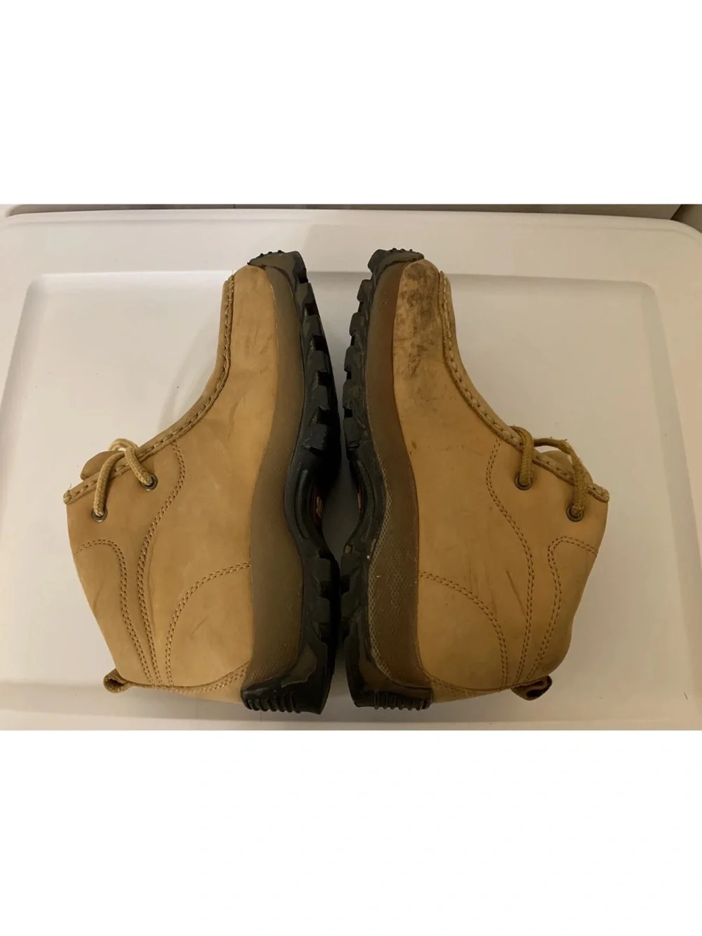Stacy Adams Tan Chukka Boots Lace-Up Men's Casual